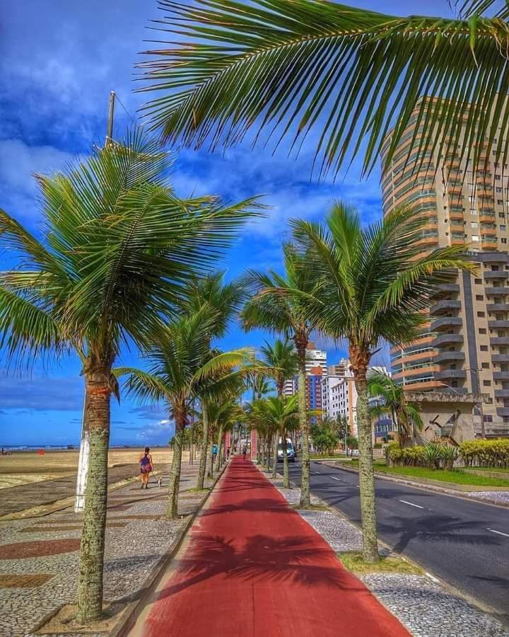 Apartmán Alto Padrao Com 94 Mtrs - Frente Mar - Sacada Com Vista Mar Praia Grande  Exteriér fotografie
